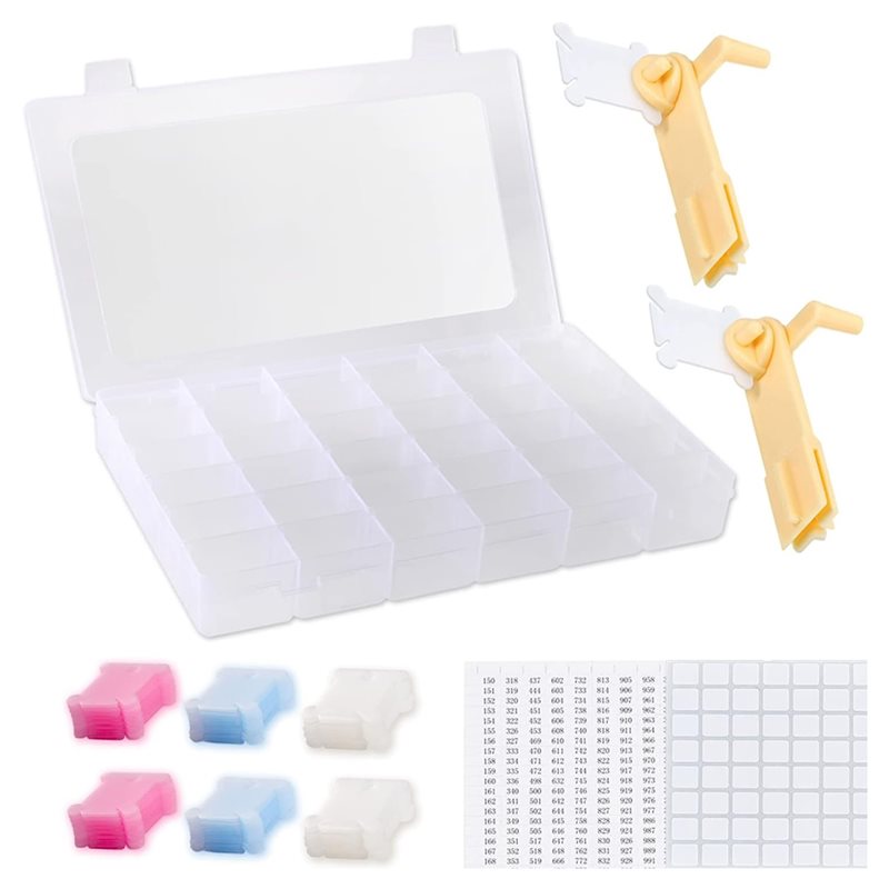 Embroidery Removal Tool - Kotak Penyimpanan Benang Jahit PORK-Floss Dengan