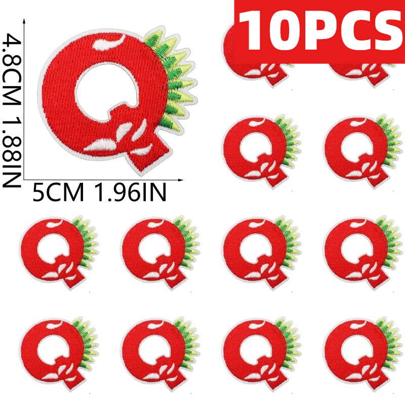 Embroidery Alphabet Designs - 10PCS Grosir 26 Huruf Inggris Bordir