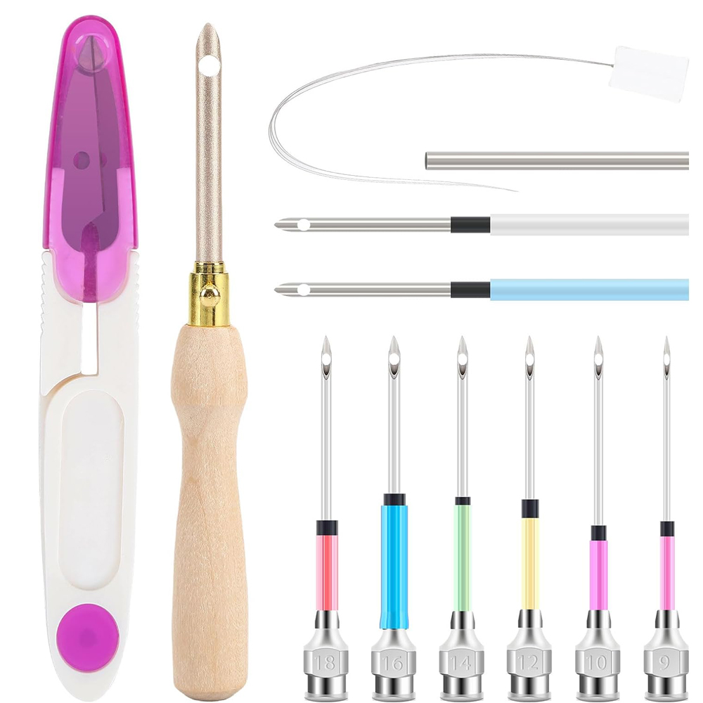 Punch Needle Handle - Kit jarum pelubang, Kit bordir jarum