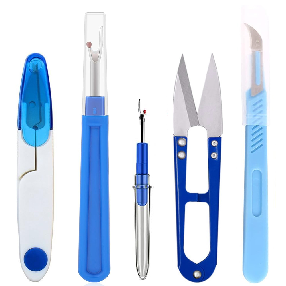 Embroidery Removal Tool - 5PCS Peralatan Jahit Set Pembuka Jahitan