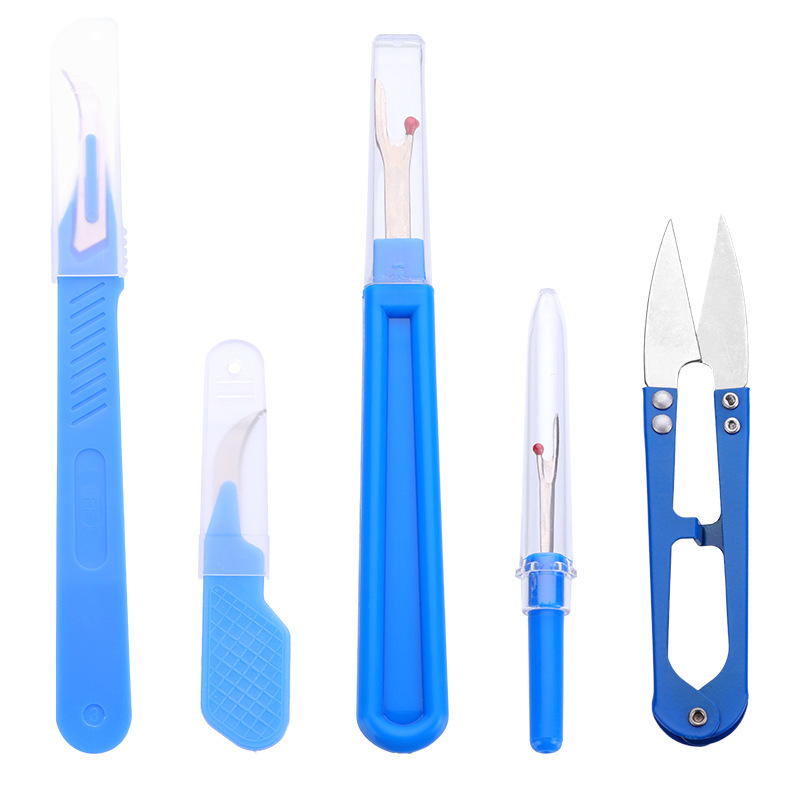 Embroidery Removal Tool - Alat Pembuka Jahitan Biru, Pemotong Benang
