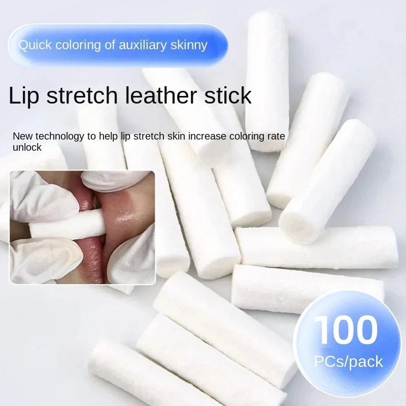 Embroidery Lips - 100 buah tato bibir sekali pakai