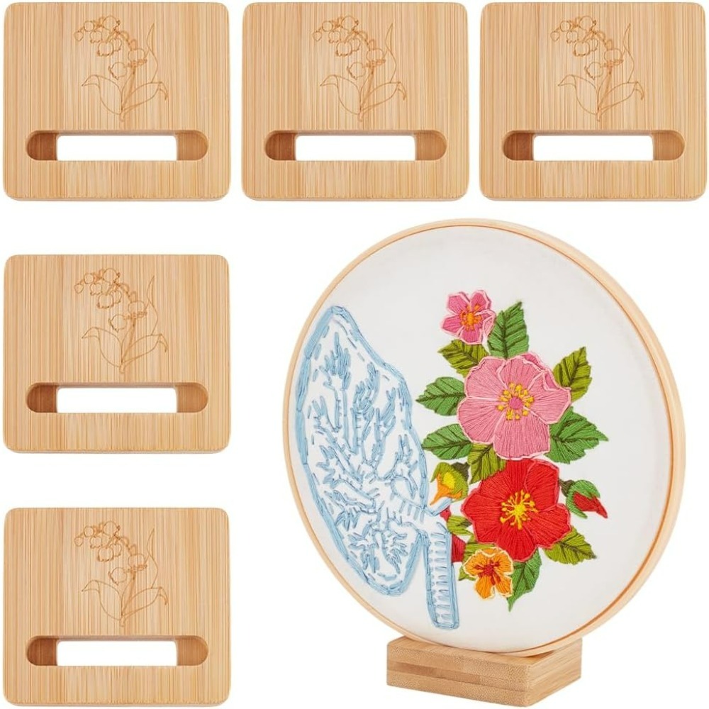 Embroidery Hoop Stand - 6 Buah Penyangga Kerajinan Bordir Bentuk