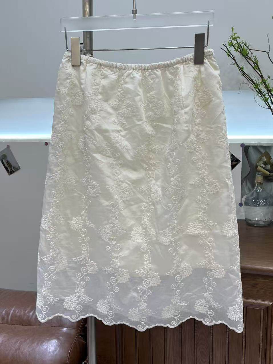 Rok Kasual Bordir Gaya Korea U - Embroidery Skirt ulasan dan harga