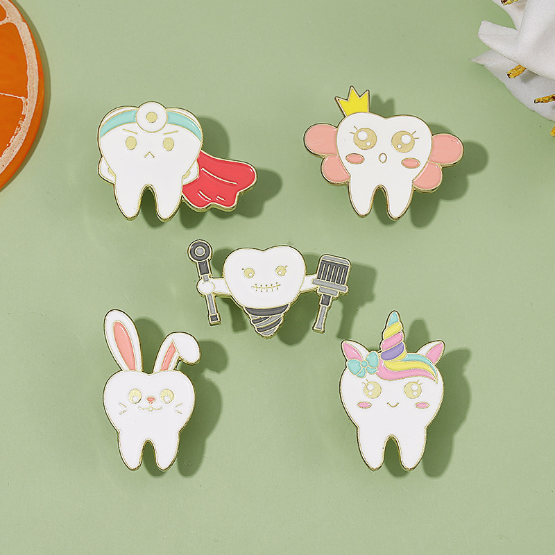 Pin Kesehatan Gigi, Pin Peri G - Embroidery Unicorn ulasan dan harga