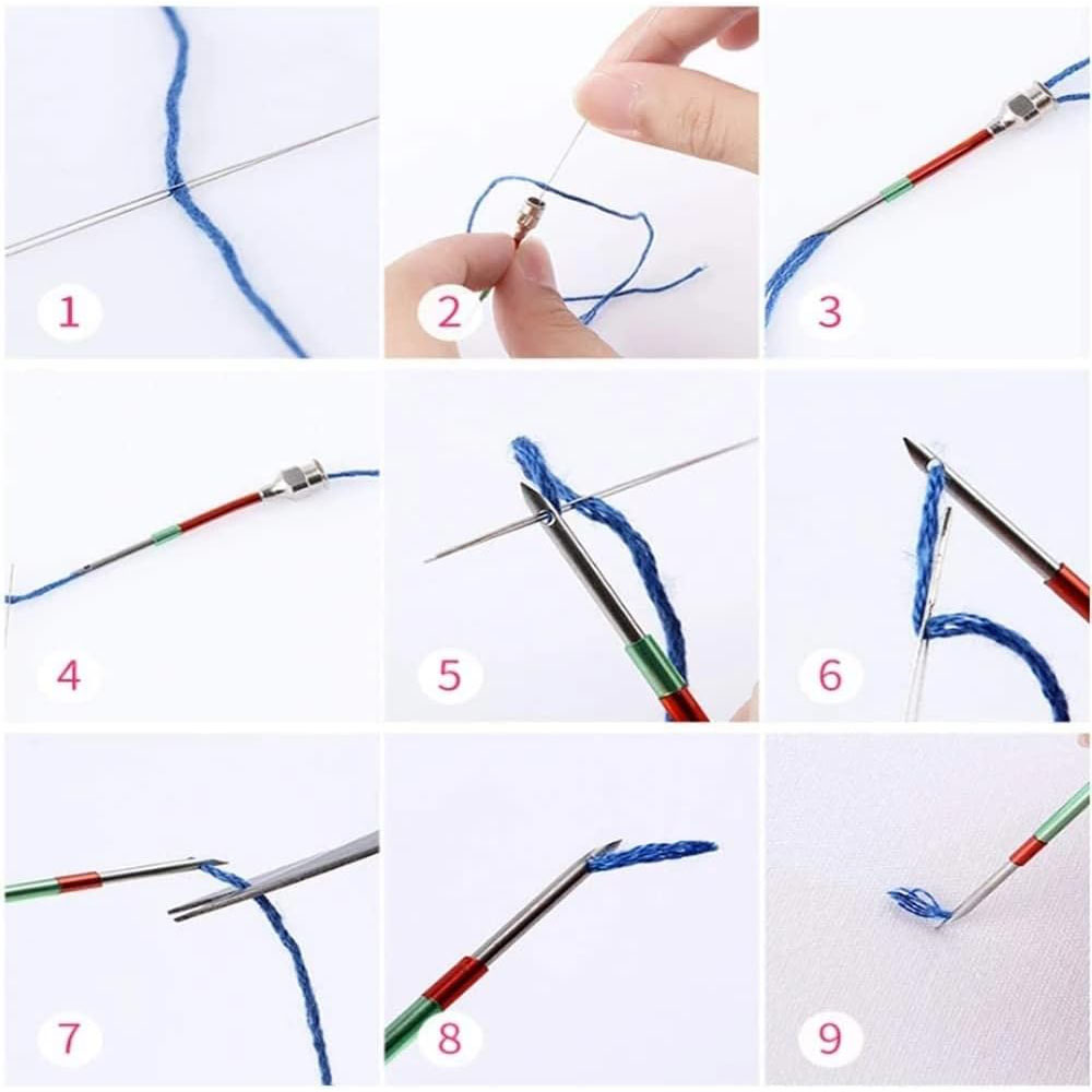 1set Alat Punch Needle Kit Bor - Punch Needle Handle ulasan dan harga