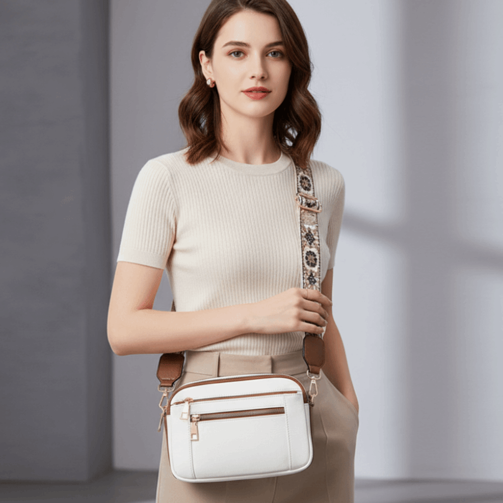 Tas Tangan Kulit PU Vegan Warn - Embroidery On Leather ulasan dan harga