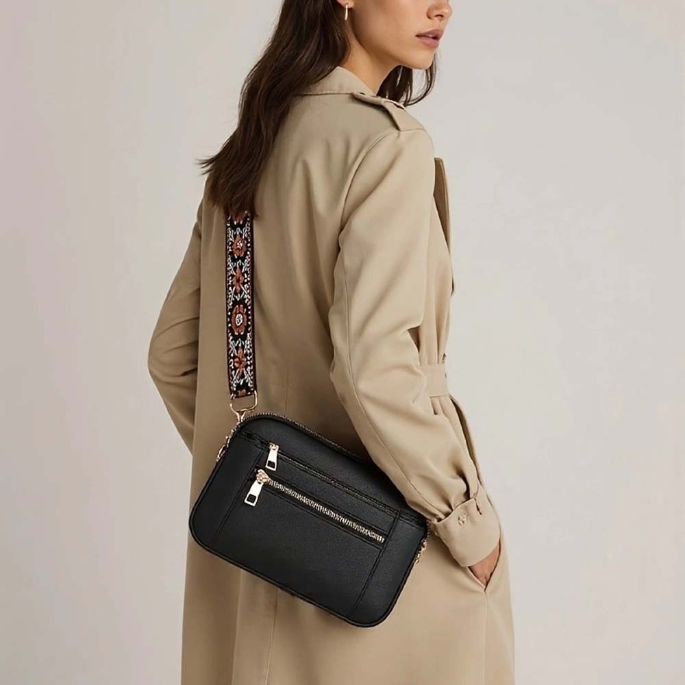 Tas Tangan Kulit PU Vegan Warn - Embroidery On Leather ulasan dan harga
