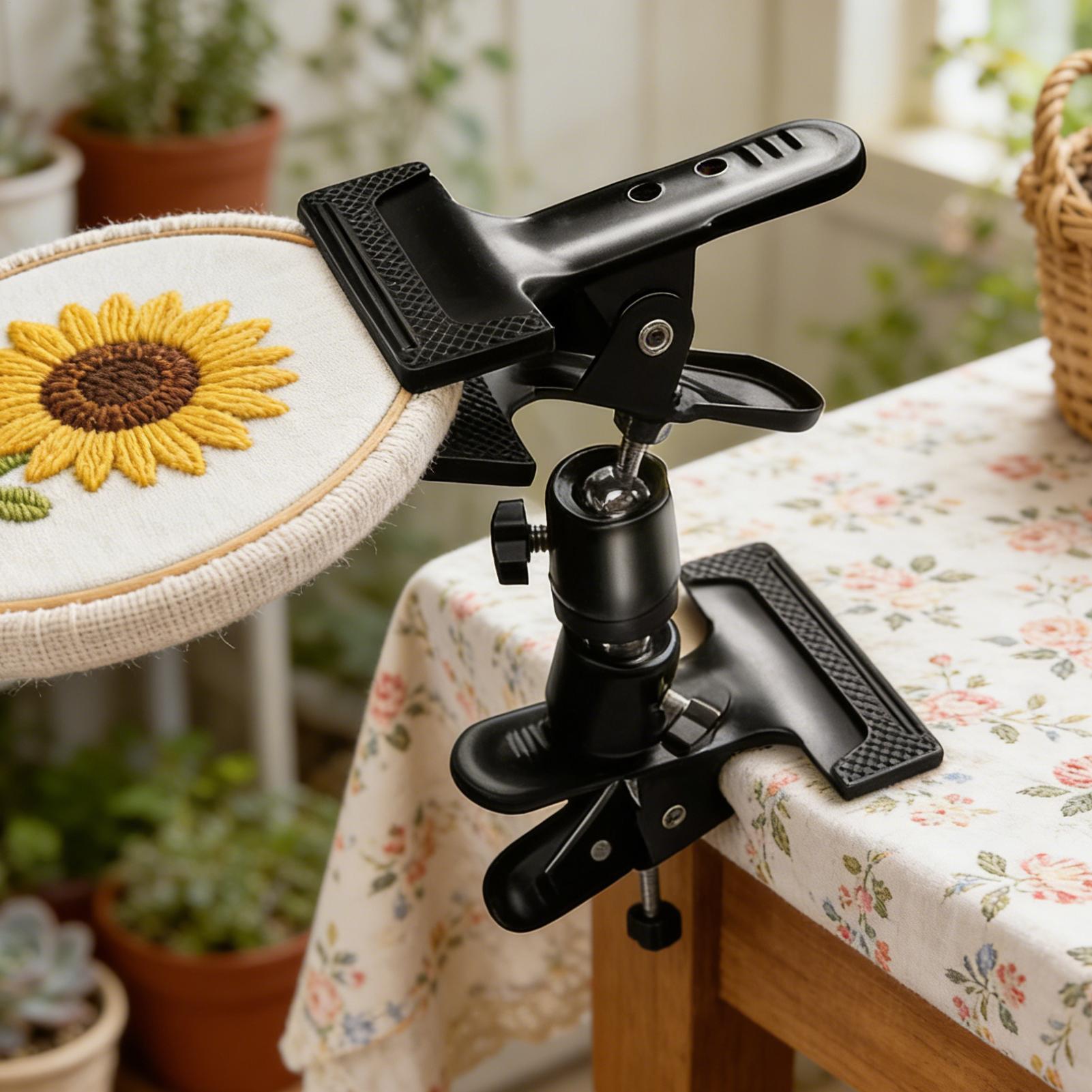 Penyangga Bordir Tahan Banting - Embroidery Hoop Stand ulasan dan harga
