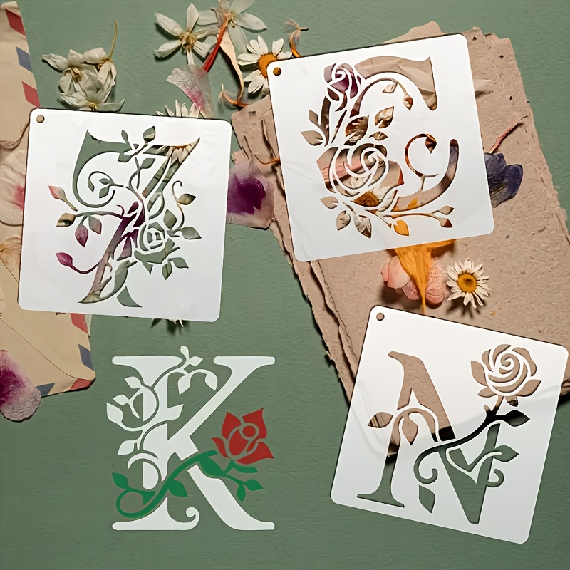 36pcs/Set Huruf Alfabet Plasti - Embroidery Alphabet Designs ulasan dan harga