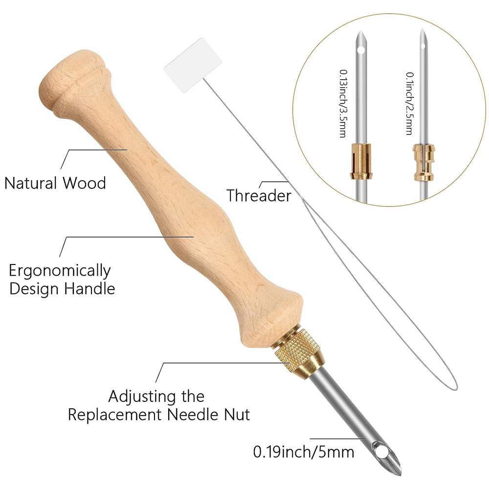 Kit pemula jarum Punch dengan  - Punch Needle Handle ulasan dan harga