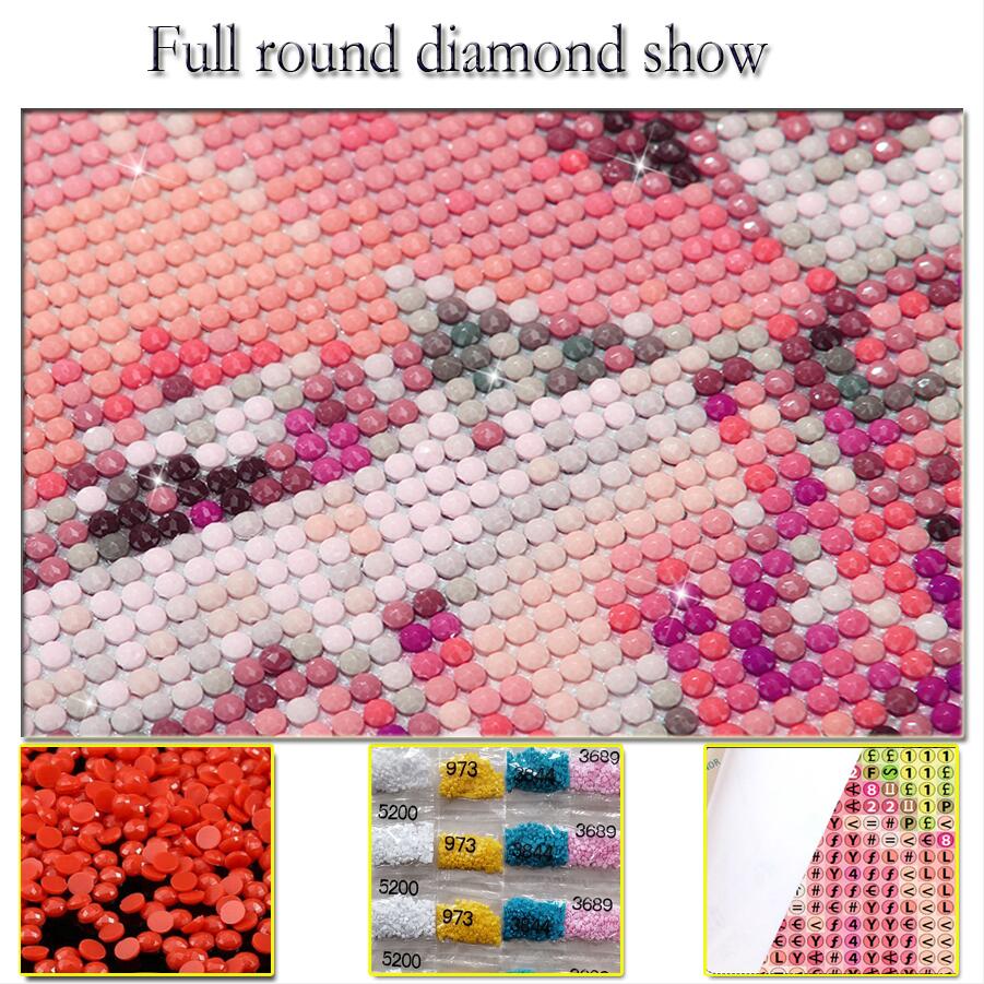 Lukisan Berlian DIY Seni Estet - Embroidery Lips ulasan dan harga