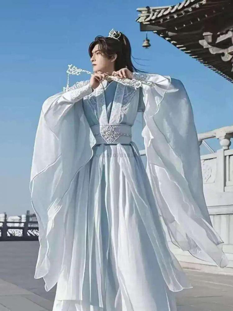 Hanfu Pria Tradisional Tiongko - Embroidery Skirt ulasan dan harga