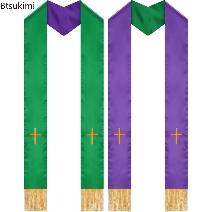 Jubah Pendeta Anglican, Model  - Embroidery Ribbon ulasan dan harga