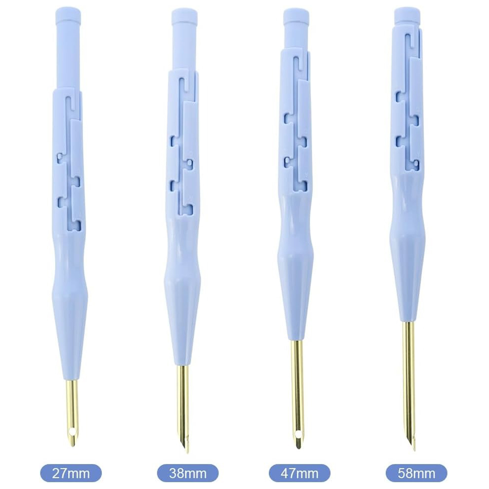 14 Buah Set Jarum Pelubang Ala - Punch Needle Handle ulasan dan harga