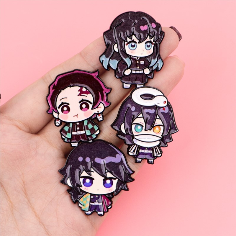 Pin Enamel Karakter Kartun Kim - Embroidery Tulle ulasan dan harga