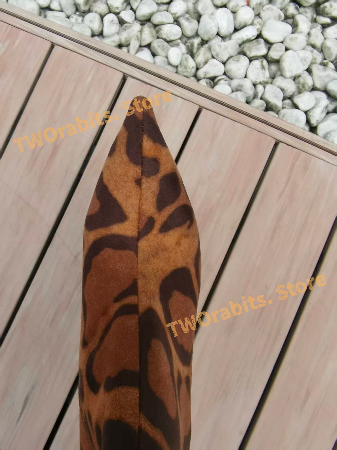 Sepatu Bot Wanita Motif Leopar - Embroidery Design ulasan dan harga