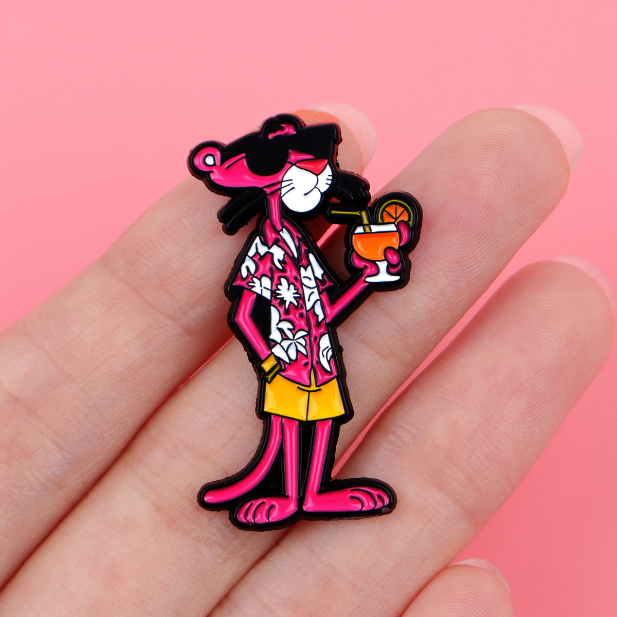 Bros Pin Kartun Leopard Lucu,  - Embroidery Tulle ulasan dan harga