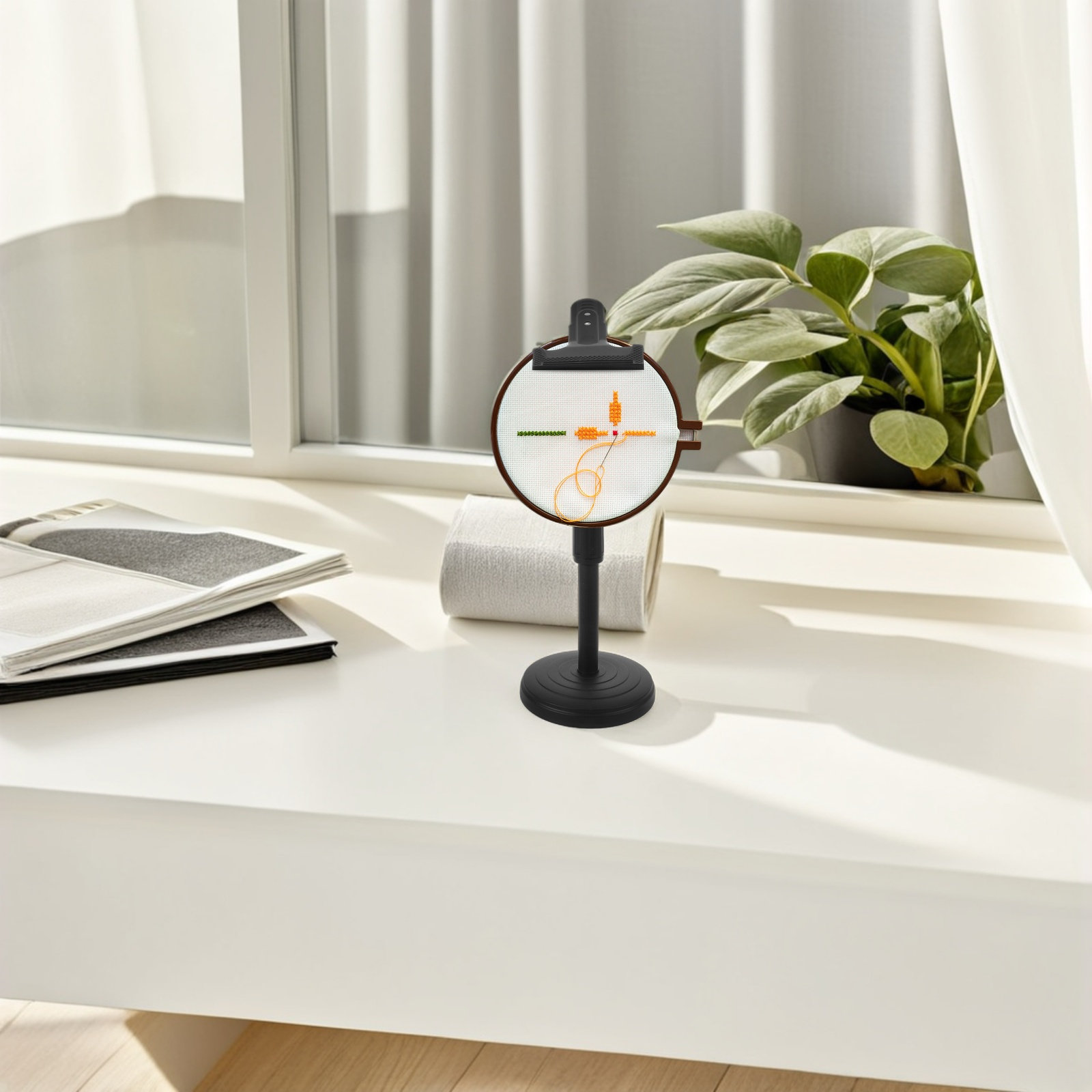 Penyangga Lingkaran Bordir yan - Embroidery Hoop Stand ulasan dan harga