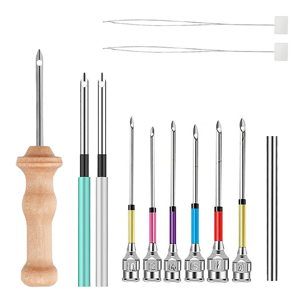 Kit jarum pukulan pena bordir  - Punch Needle Handle ulasan dan harga