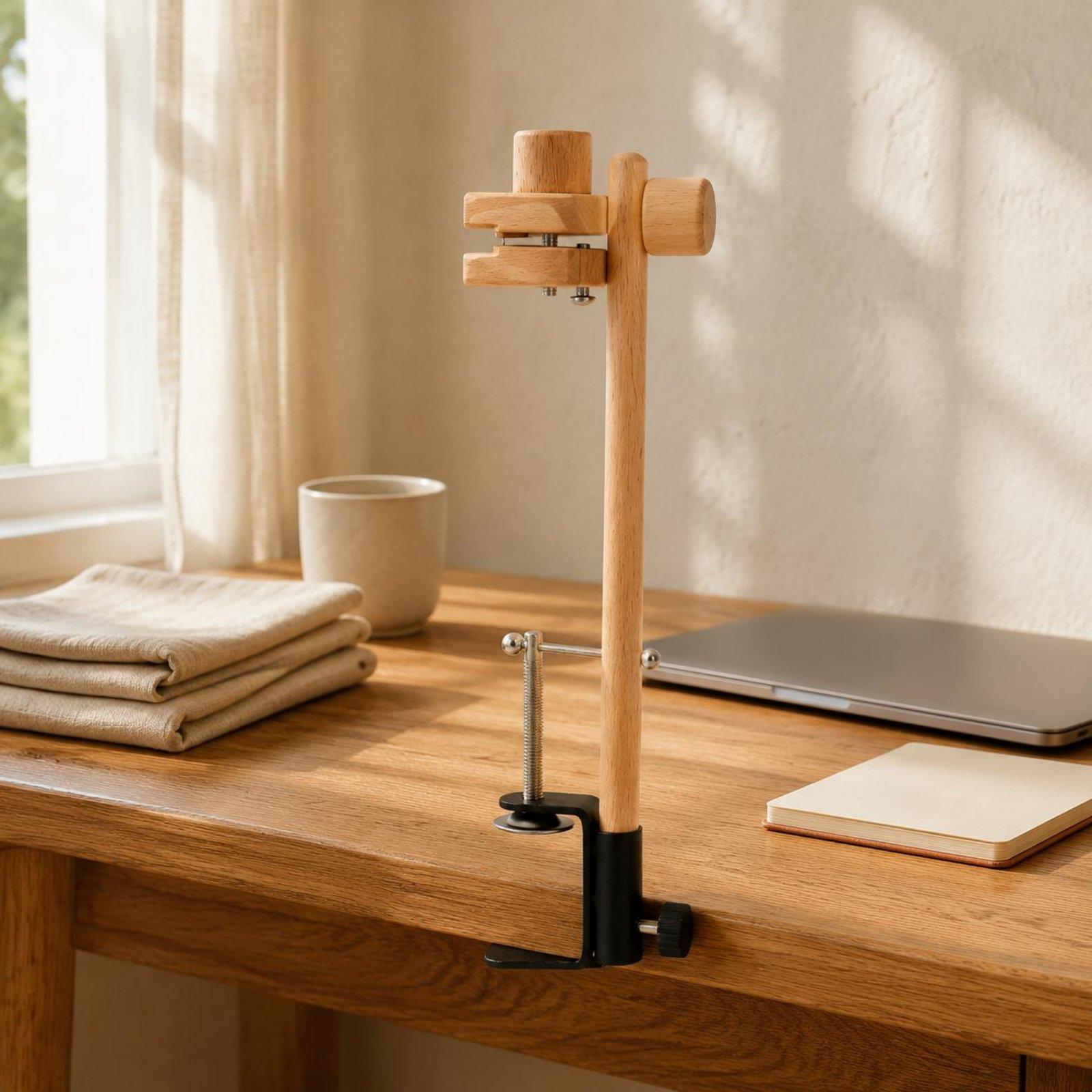 Bingkai Bordir Kayu dengan Pen - Embroidery Hoop Stand ulasan dan harga
