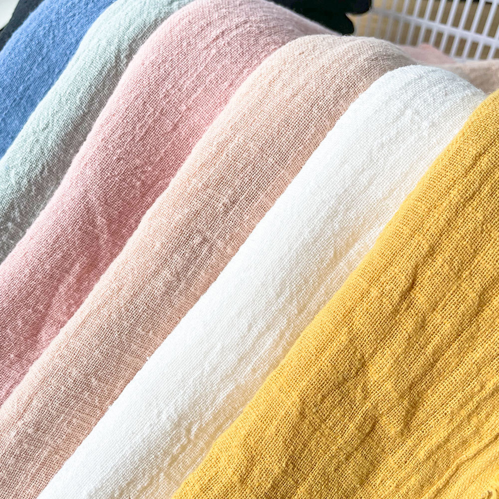 Kain Katun Linen Tipis Warna-w - Linen Fabric Natural ulasan dan harga